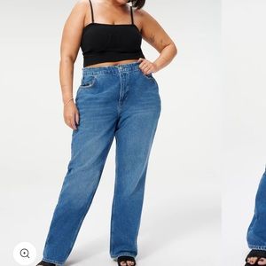 Good American 90s relaxed jeans size 18